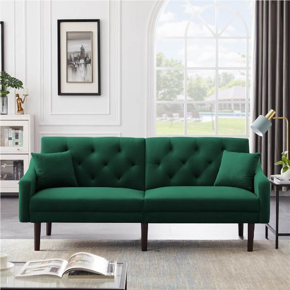 Luxury green upholstery for sofa